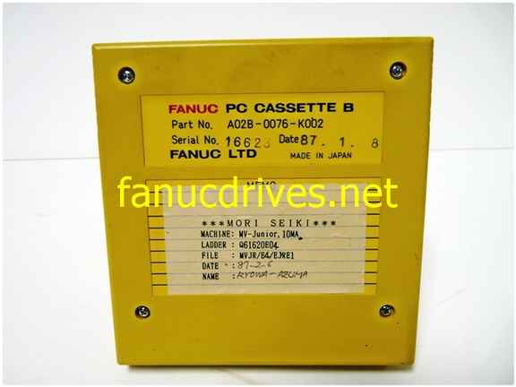 Fanuc A02B-0076-K002 PC CASSETTE